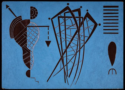 Reproduction du tableau « Sans titre - Vassily Kandinsky » par Alpha Reproduction en peinture à l’huile
