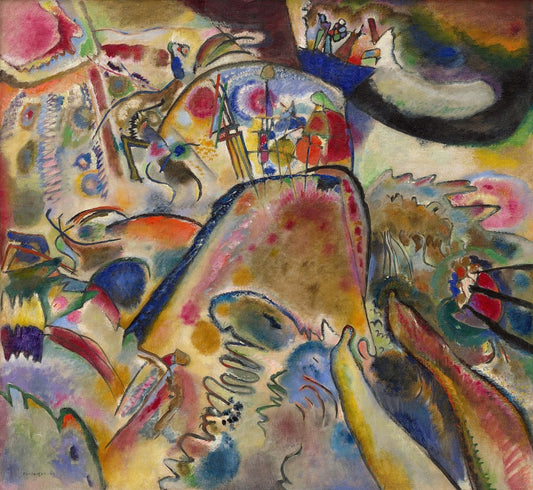 Reproduction du tableau « Petits plaisirs - Vassily Kandinsky » par Alpha Reproduction en peinture à l’huile