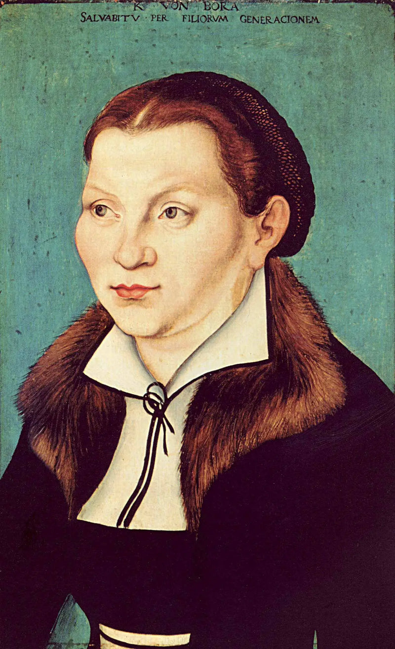 Portret Kathariny von Bora - Lucas Cranach Starszy