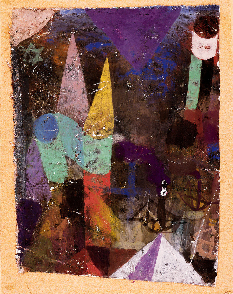 Obraz portu w nocy - Paul Klee