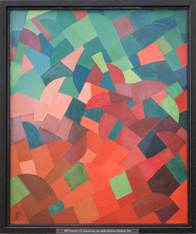 Composition Green-Red - Otto Freundlich