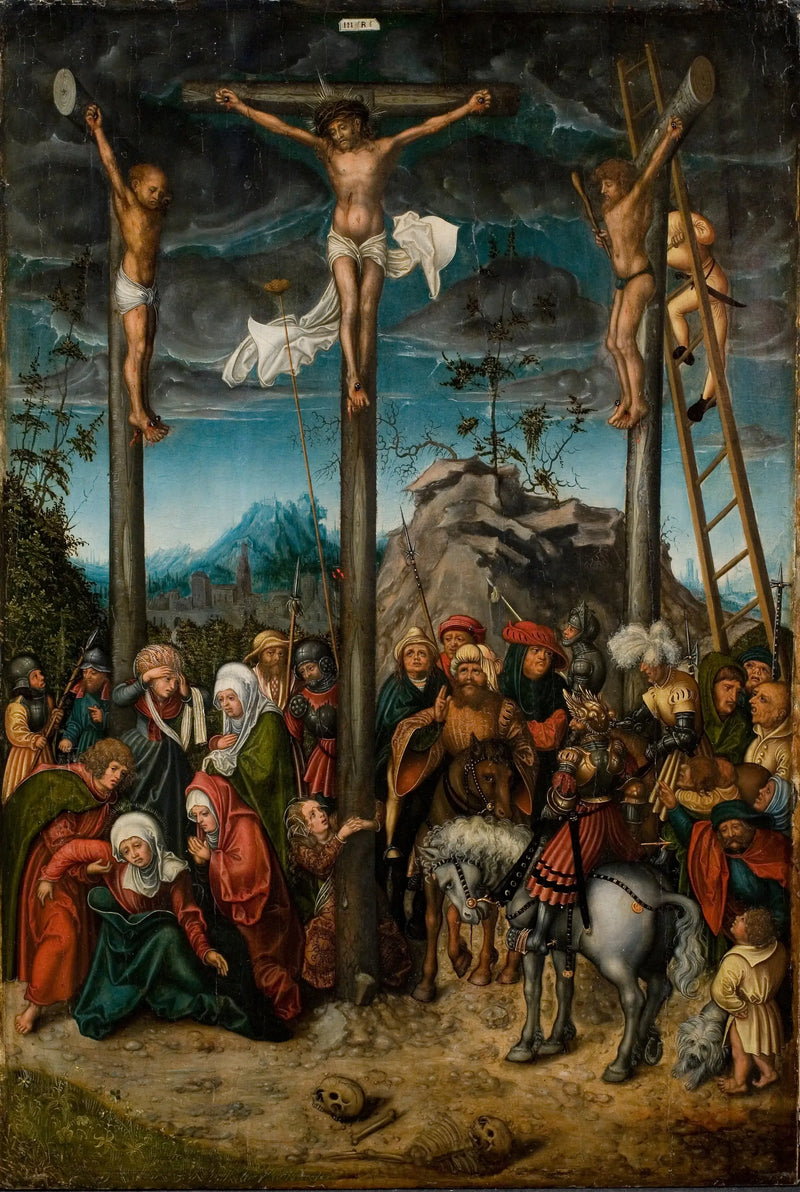 Crucifixion - Lucas Cranach Starszy