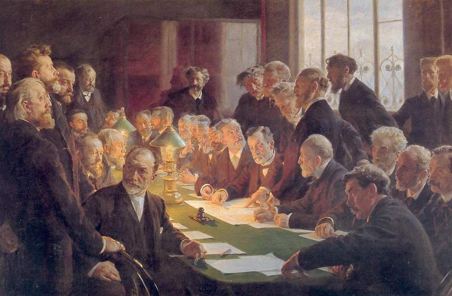 Komitet na Wystawę Sztuki Francuskiej w Kopenhadze 1888 - Peder Severin Krøyer