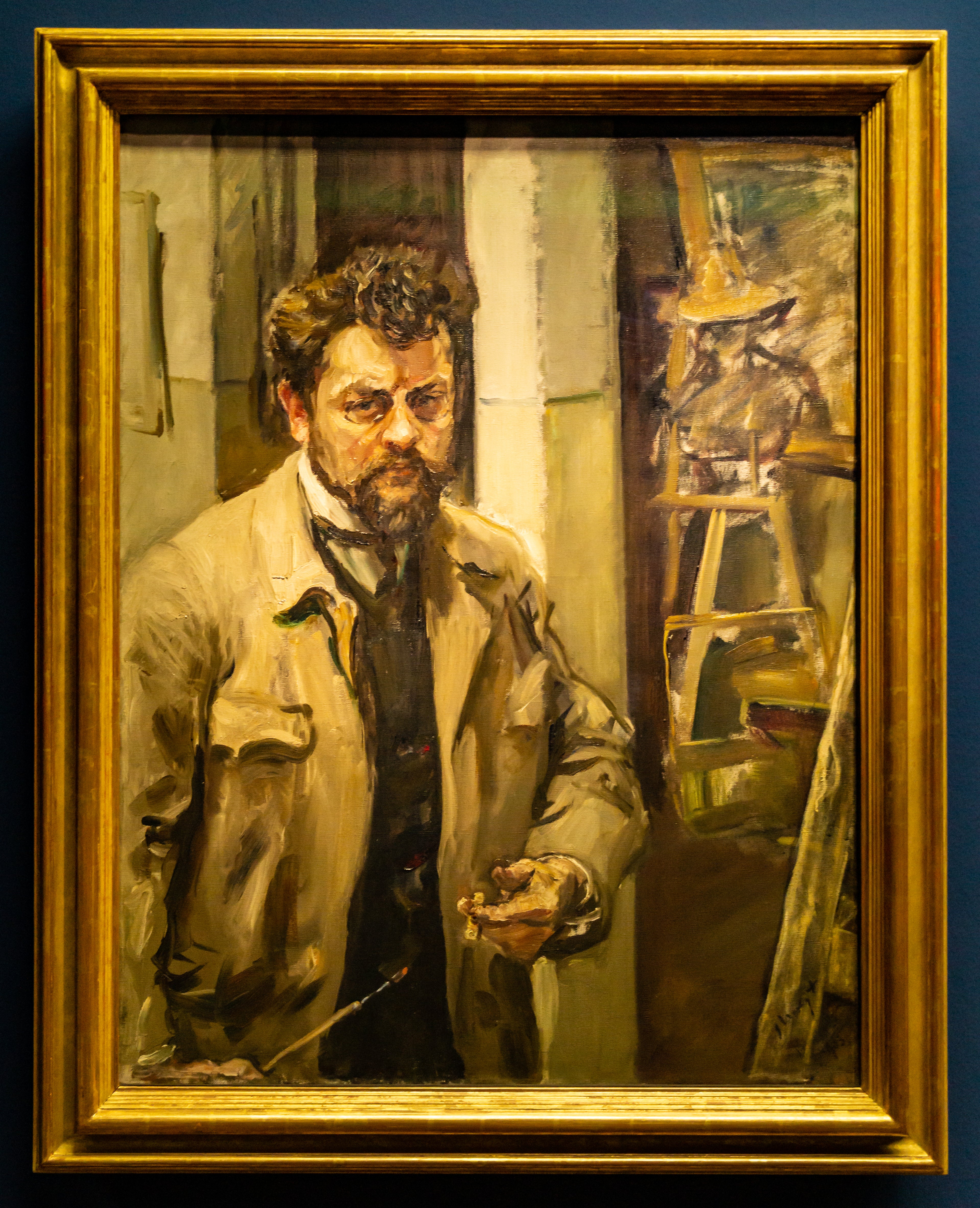 Self Portrait in the Studio - Max Slevogt