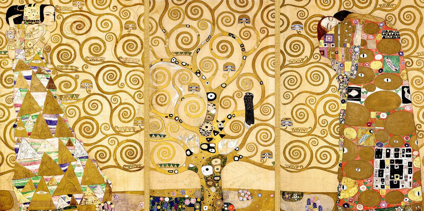 🌳✨ Drzewo Życia – Fryz Stoclet – Gustav Klimt (1905–1909)