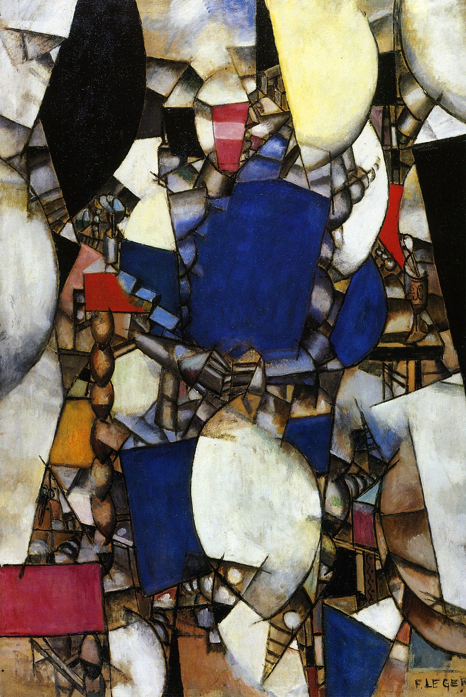 Kobieta w niebieskim – Fernand Léger (1912–1913)