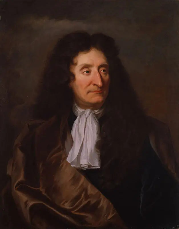 Portret Jeana de La Fontaine'a - Hyacinthe Rigaud