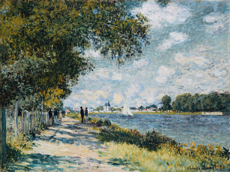 🌿 Sekwana w Argenteuil – Claude Monet (około 1874)