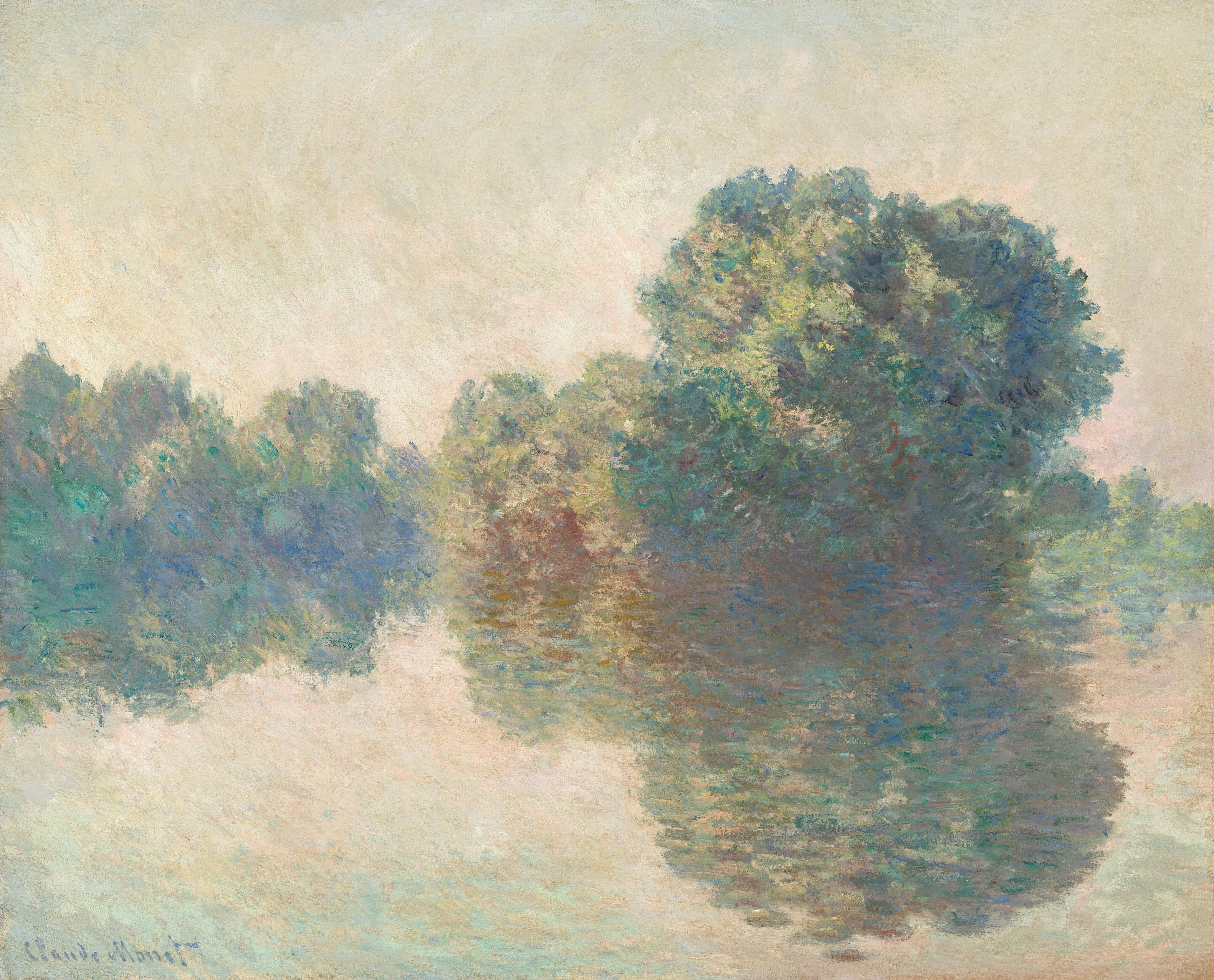 Sekwana w Giverny - Claude Monet
