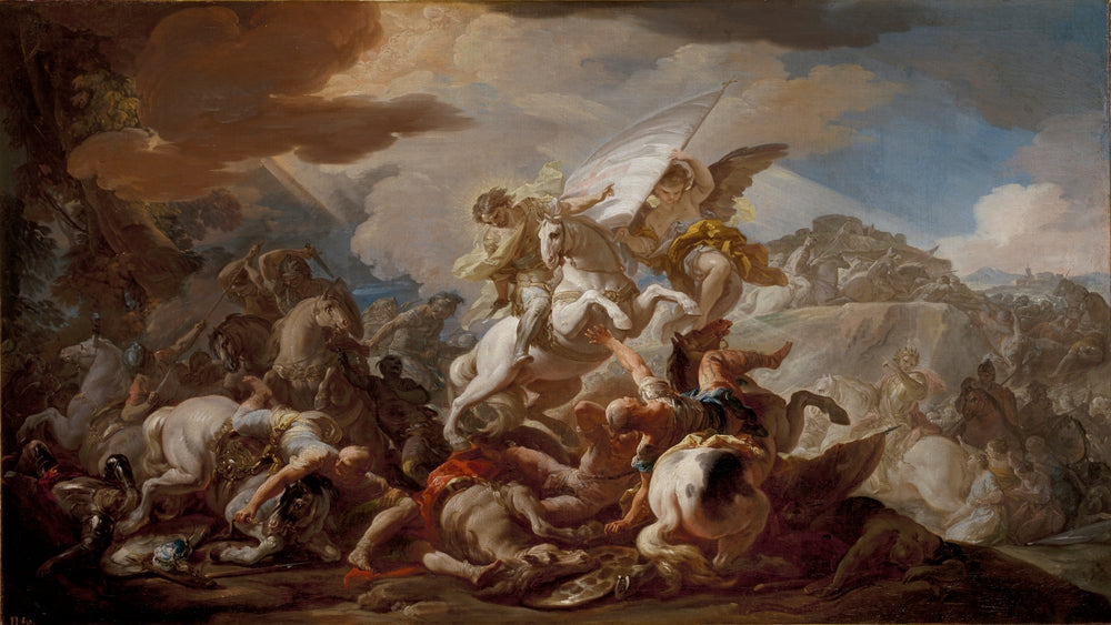 Bataille de Clavijo - Corrado Giaquinto - Alpha Reproduction