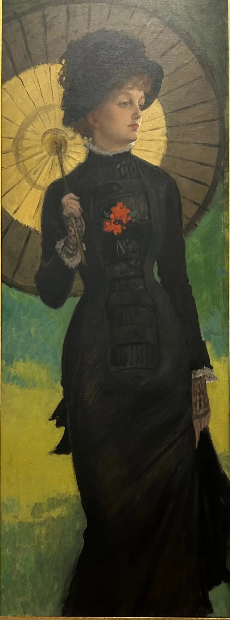 Dama z parasolką - James Tissot