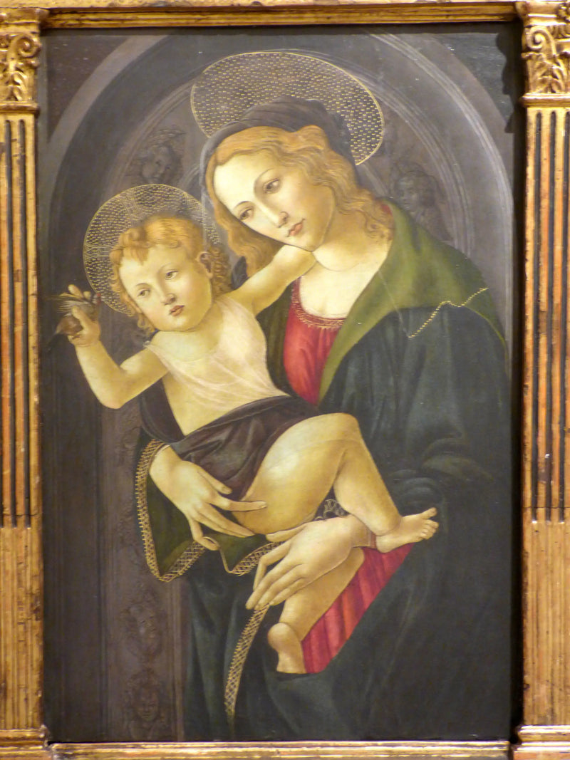 Madonna z Dzieciątkiem w niszy - Sandro Botticelli