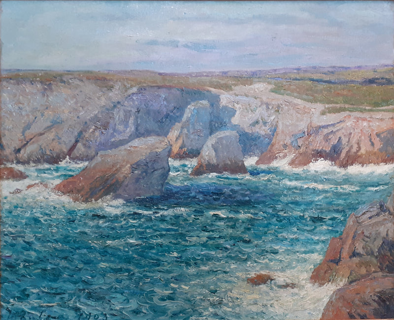 La Crique, wybrzeże dzikie, Quiberon - Maxime Maufra