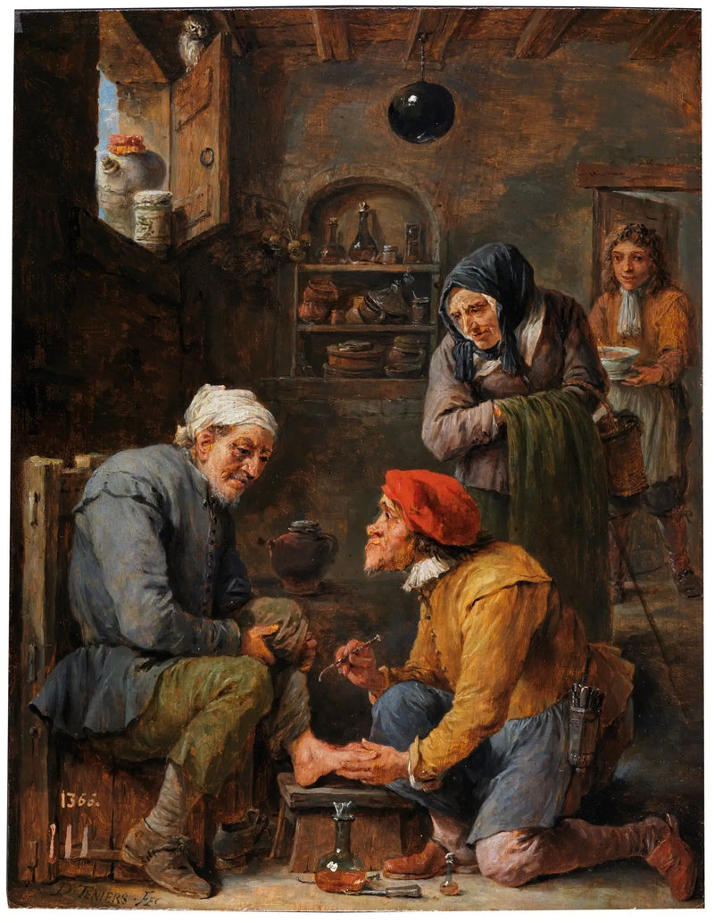 Operacja chirurgiczna - David Teniers Młodszy