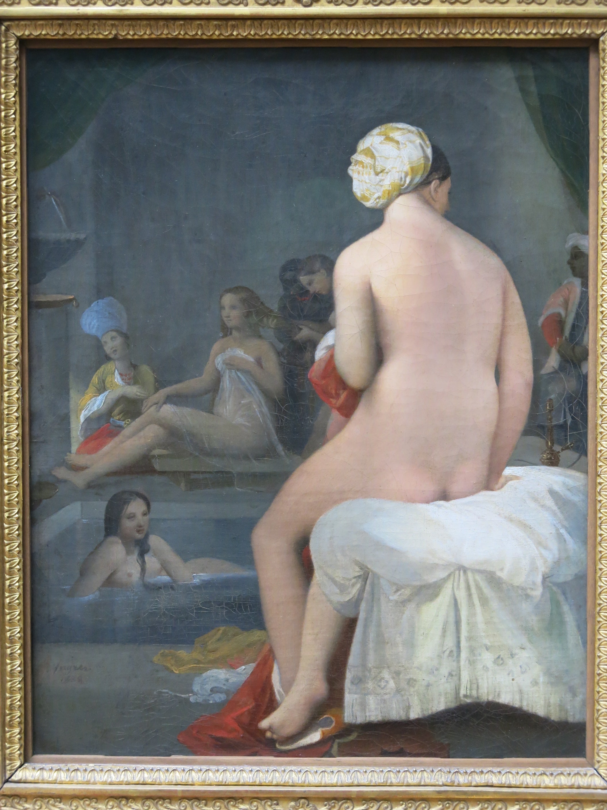 Mała kąpiąca się; Wnętrze haremu - Jean-Auguste-Dominique Ingres