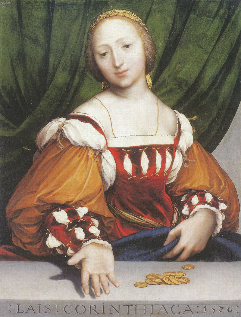 Laïs z Korintów - Hans Holbein Młodszy