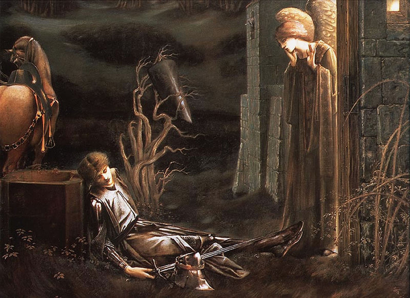 Kaplica Lancelota od Świętego Graala - Edward Burne-Jones