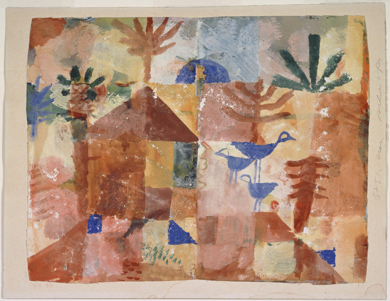 Landscape with Bluebirds - Paul Klee