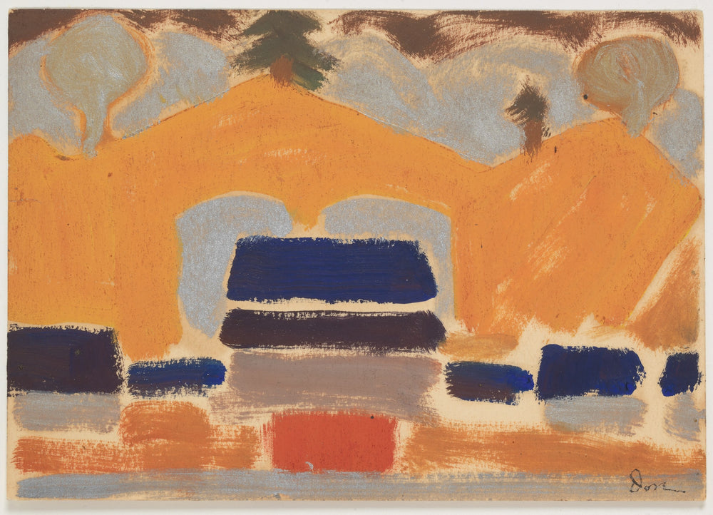 Paysage avec maisons - Arthur Dove
