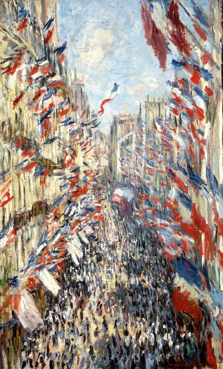 Ulica Montorgueil - Claude Monet