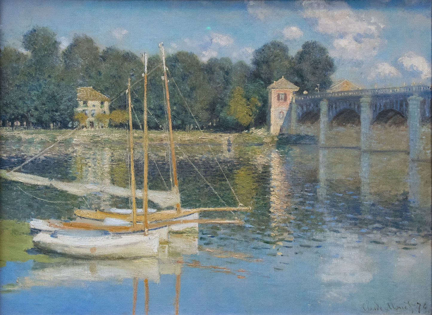 🎨 Most w Argenteuil – Claude Monet, 1874