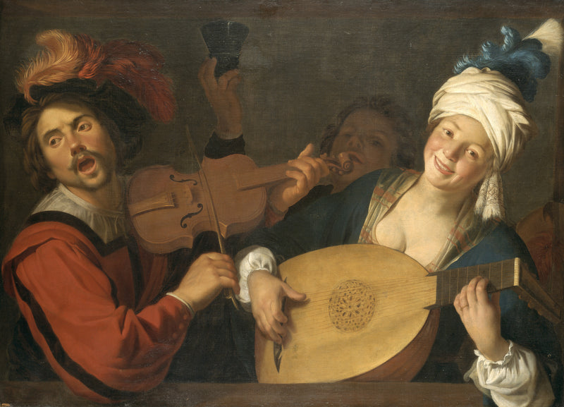 Śpiewacy - Gerrit van Honthorst