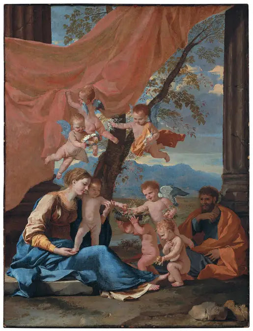 Wypoczynek podczas ucieczki do Egiptu - Nicolas Poussin