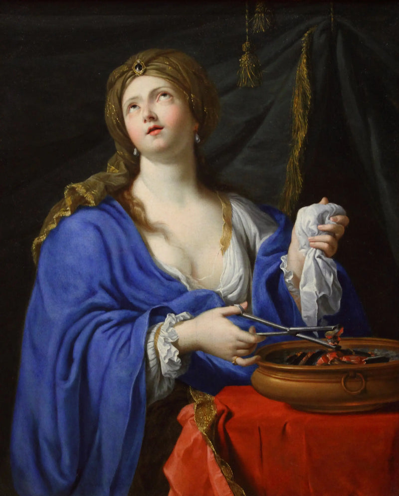 Samobójstwo Porcii - Pierre Mignard