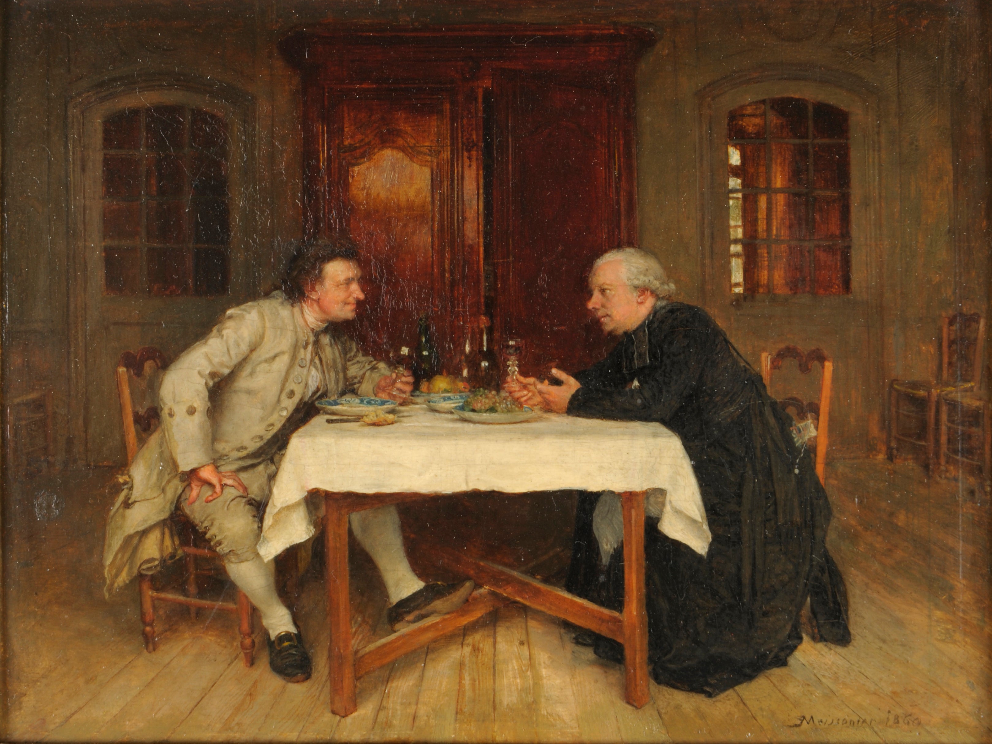 Le Vin du curé - Ernest Meissonier