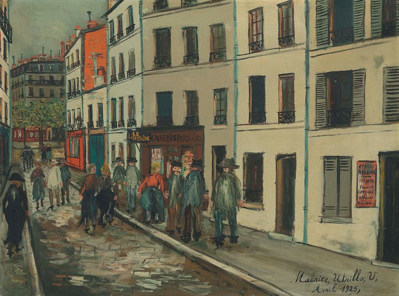 Le jour des élections dans le Xe arrondissement (1925) - Maurice Utrillo