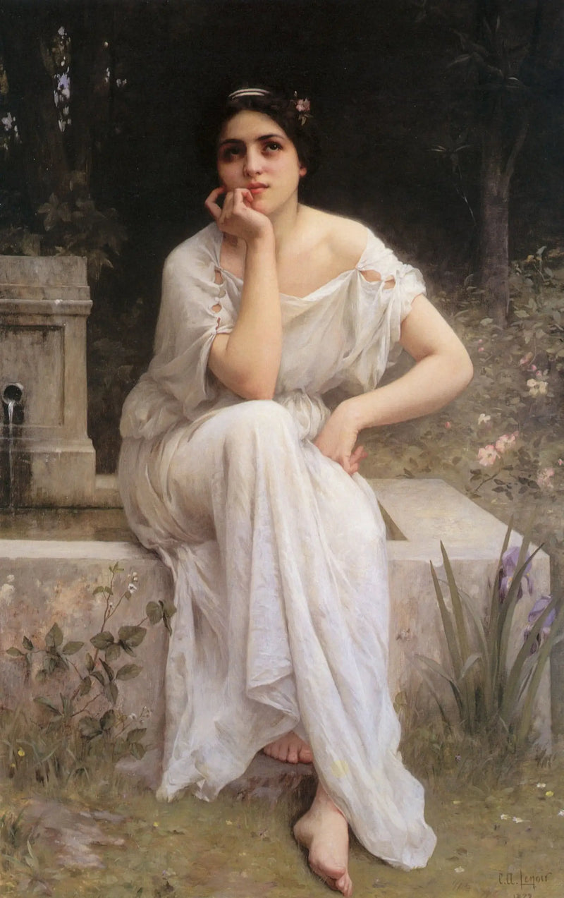 Medytacja - Charles Amable Lenoir