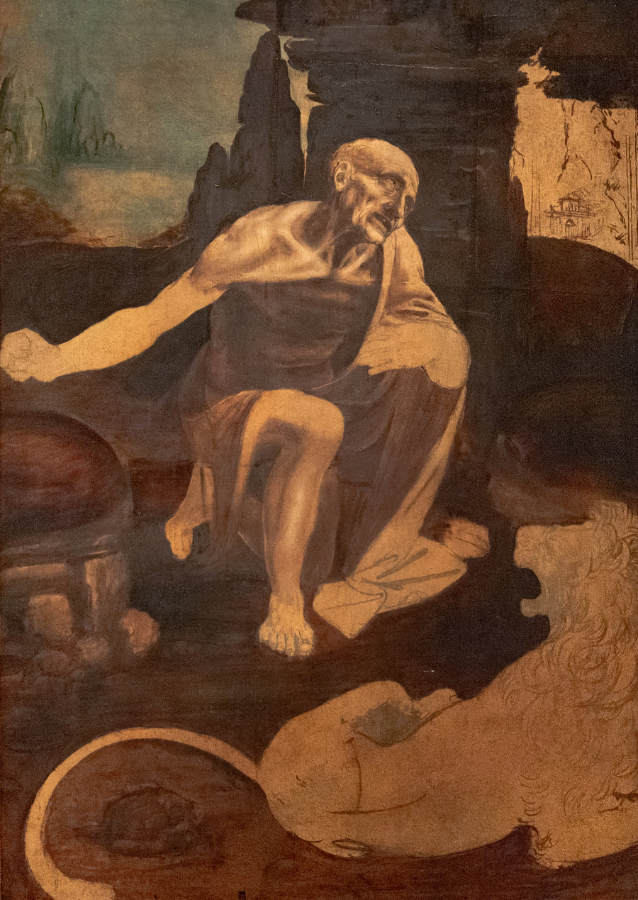 Święty Hieronim na pustyni - Leonardo da Vinci