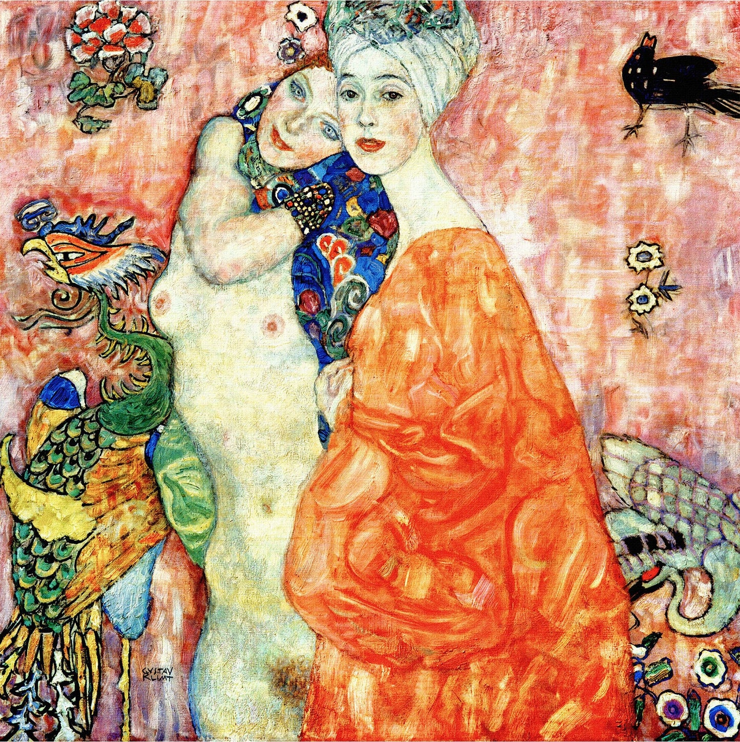 💖✨ Przyjaciółki – Gustav Klimt (ok. 1916–1917)