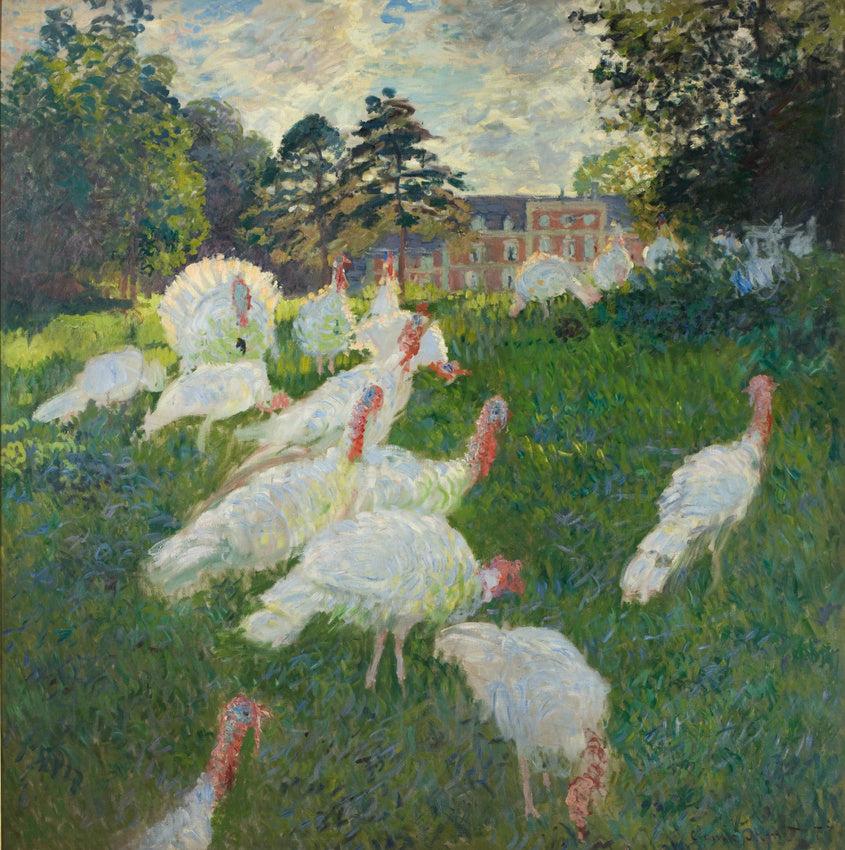 🎨 Indyczki – Claude Monet (1877)