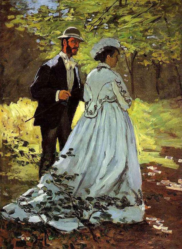 🚶‍♀️ Spacerowicze – Claude Monet (około 1870)