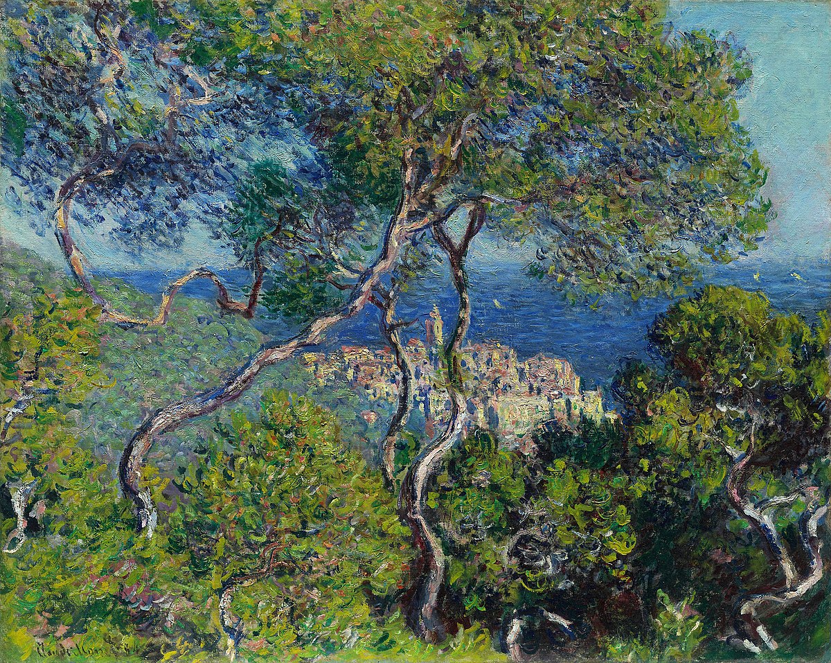 🌴 Wille w Bordighera – Claude Monet (1884)