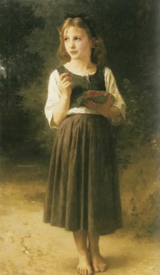 Malinowa dziewczyna - Bouguereau