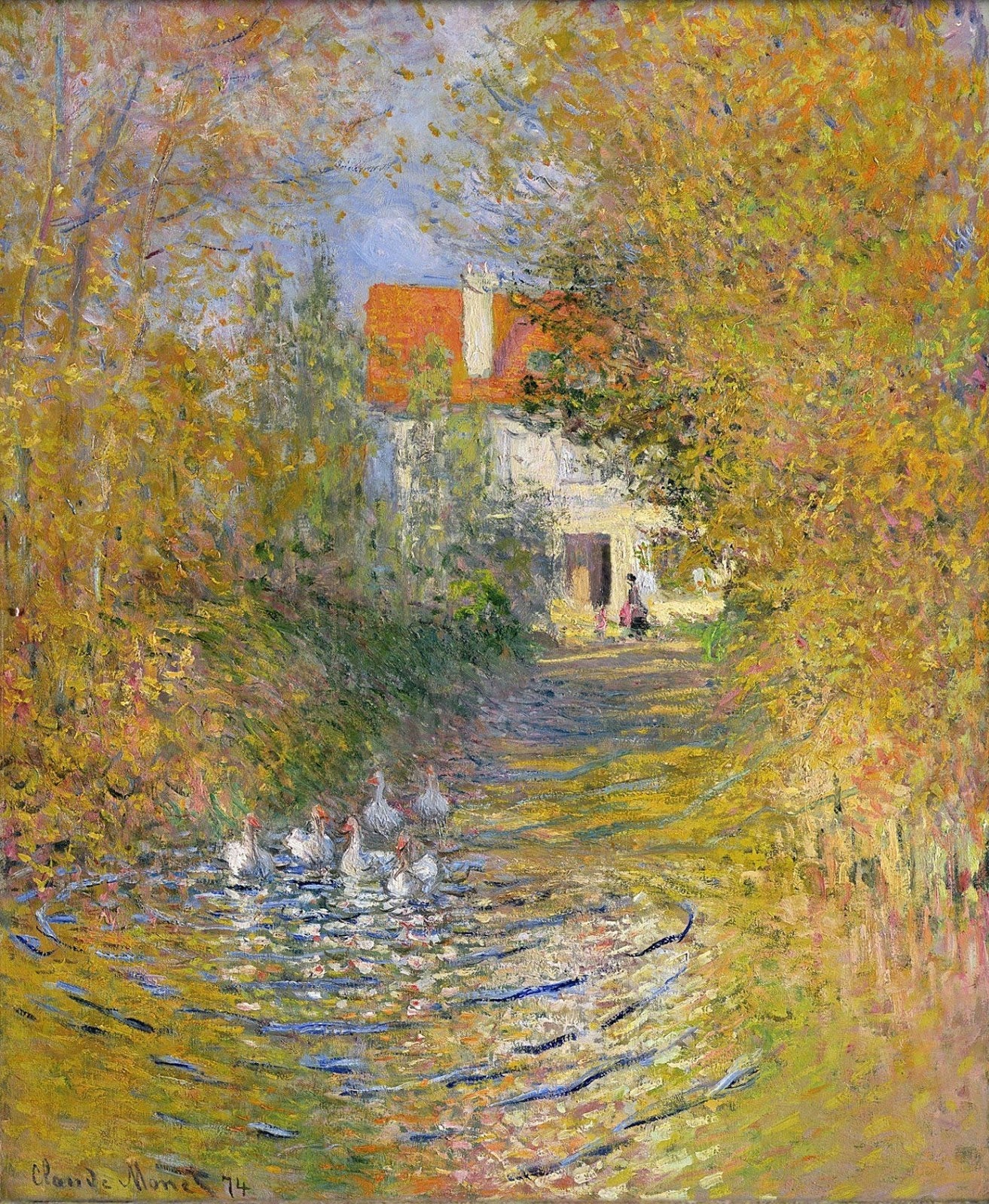 Gęsi - Claude Monet