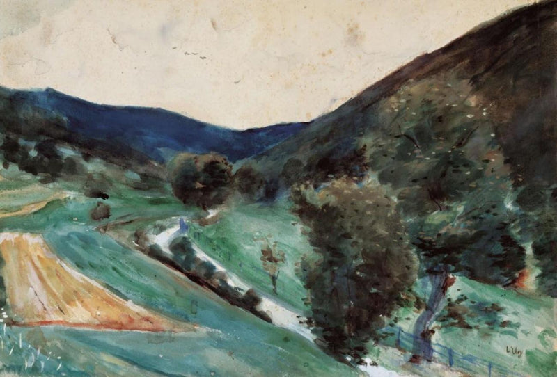 Vue sur une vallée - Lesser Ury