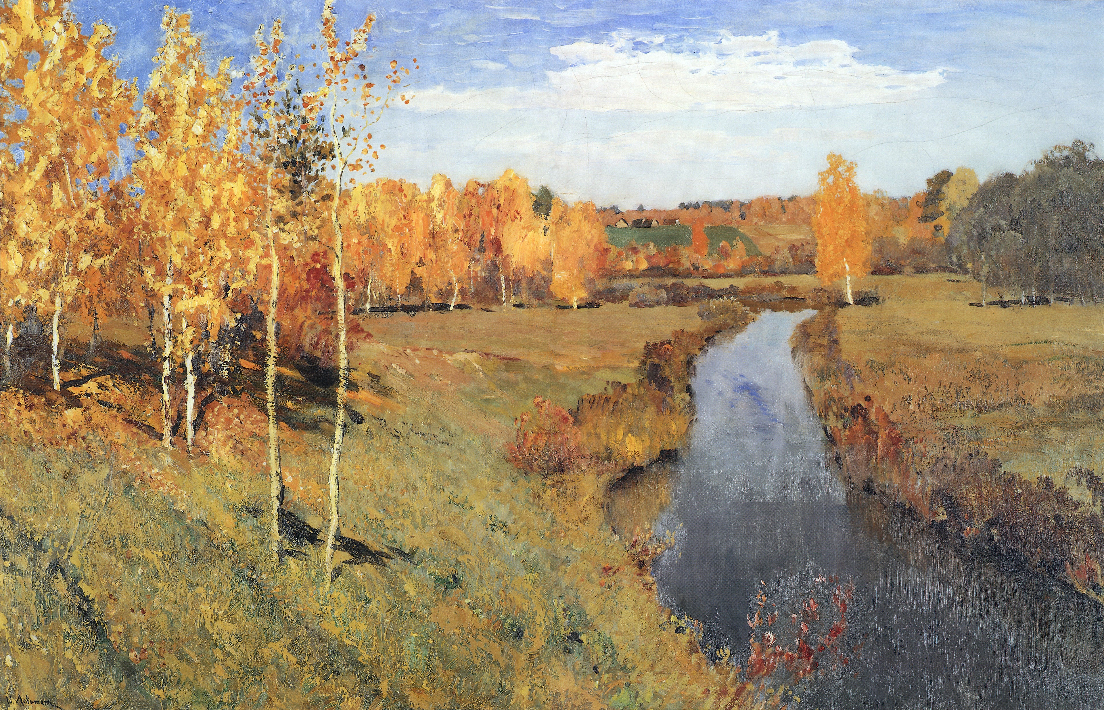 Automne doré - Isaac Levitan