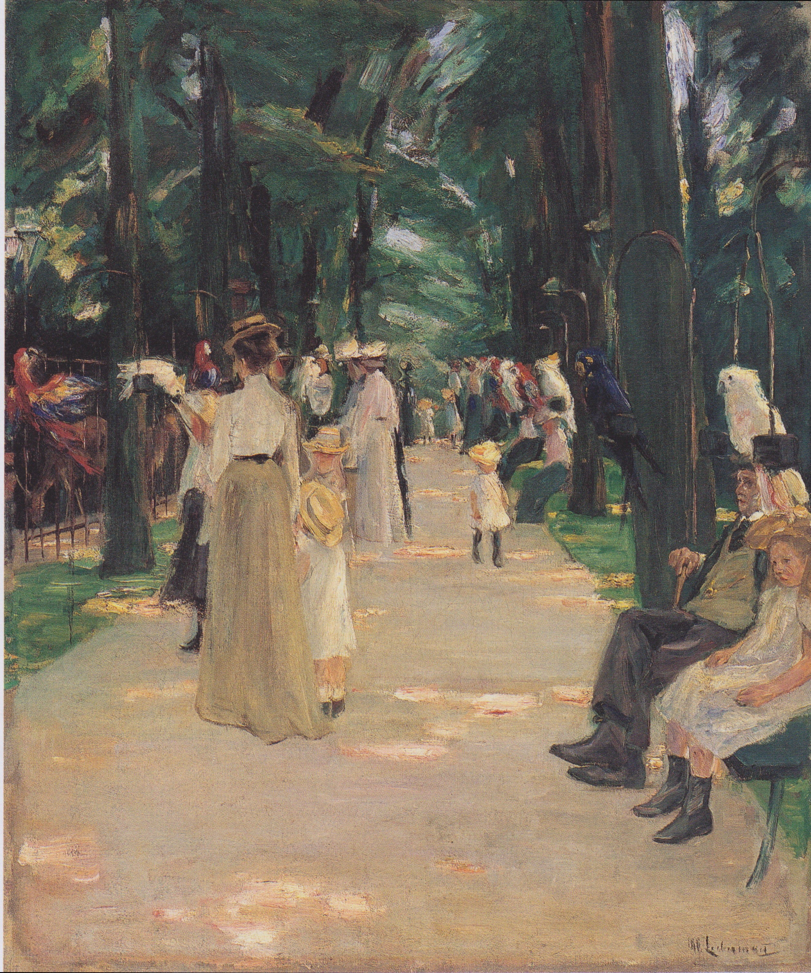 Aleja papug - Max Liebermann