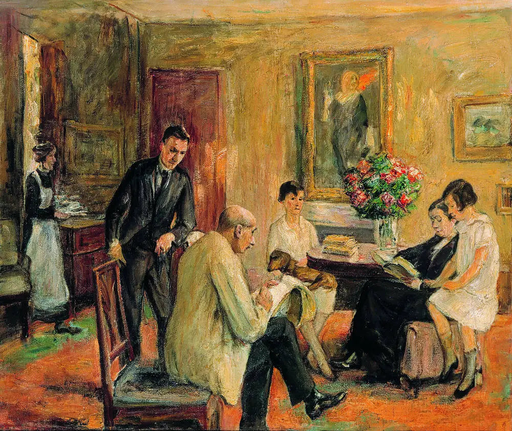 La famille Liebermann - Max Liebermann - Alpha Reproduction