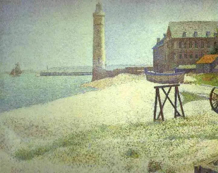 Hospicjum i latarnia morska, Honfleur - Georges Seurat