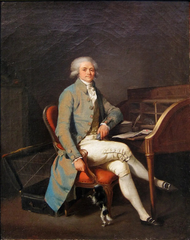 Portret Maximiliena de Robespierre'a - Louis-Léopold Boilly