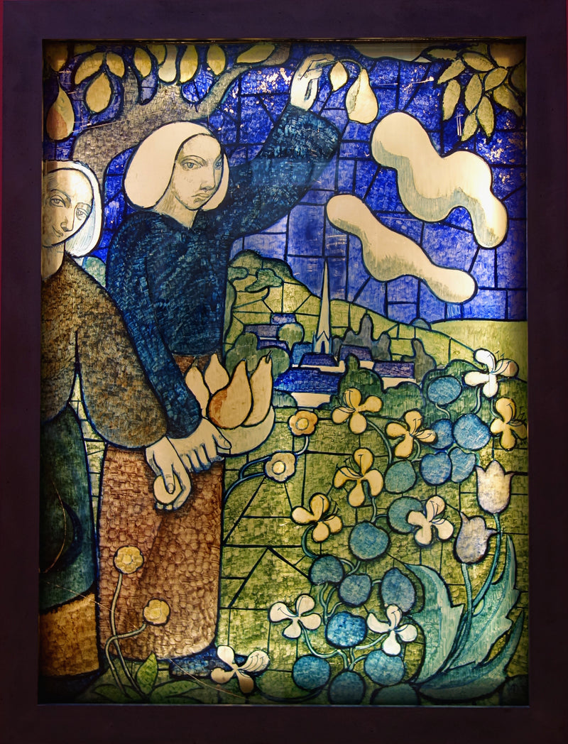 Zbieraczki gruszek - Émile Bernard