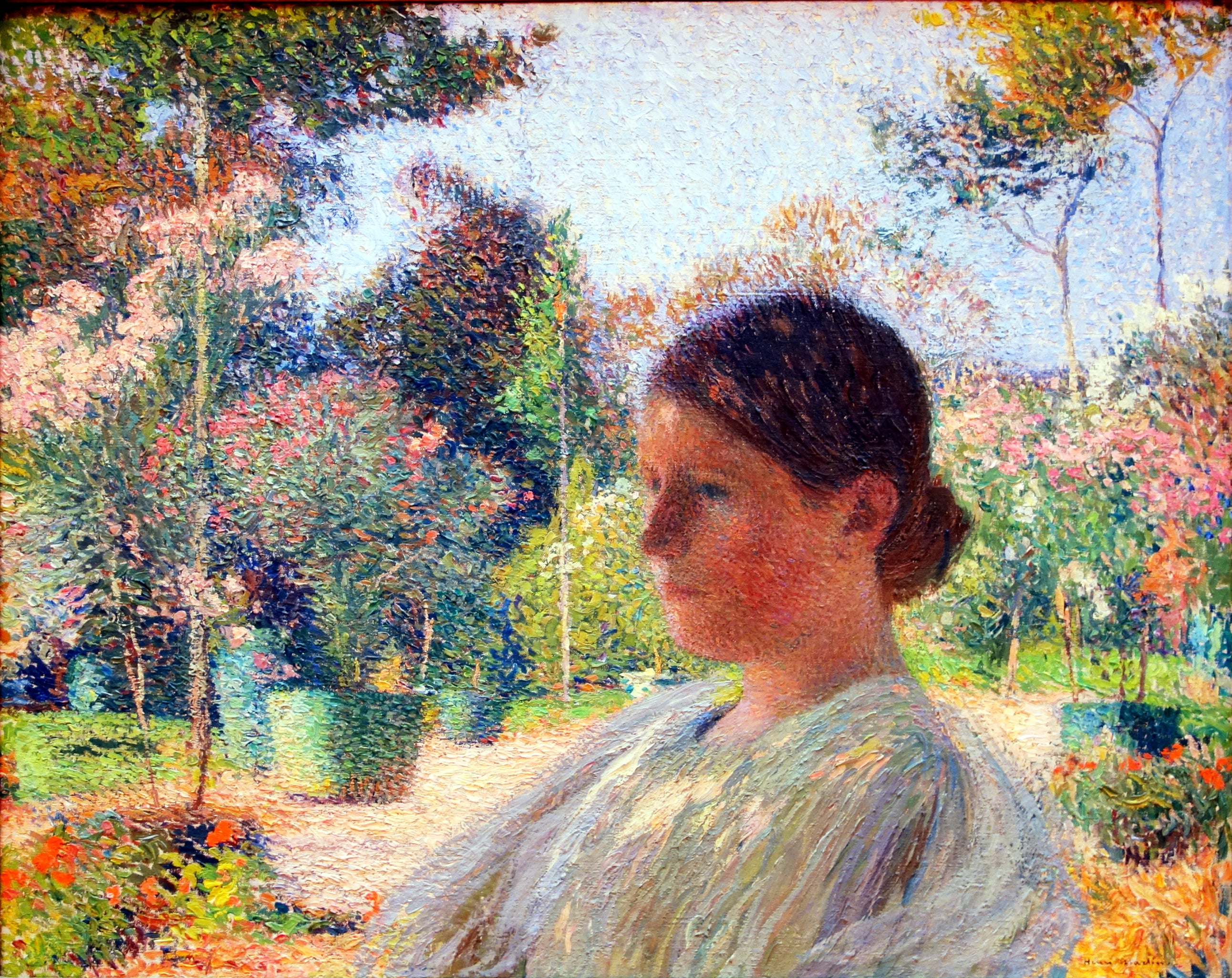 Dans le jardin - Henri-Jean Guillaume Martin