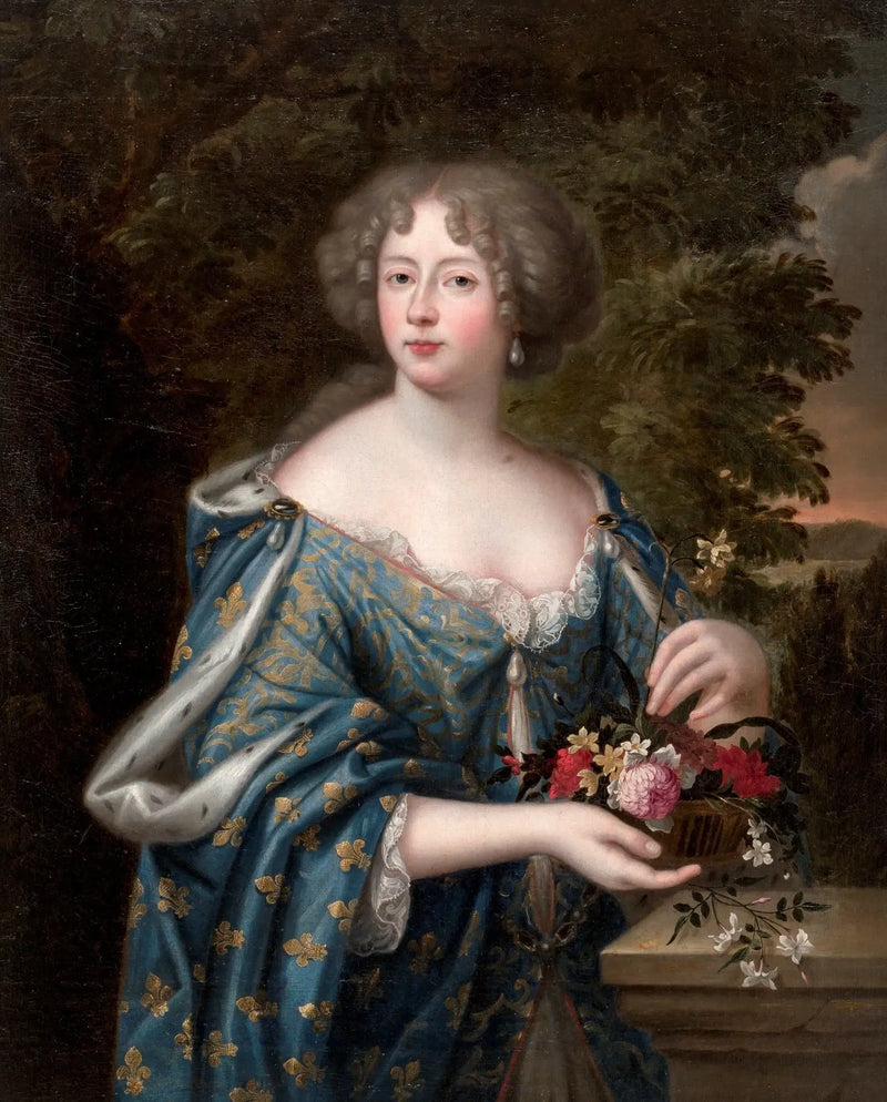 Portret Elżbiety Charlotte, księżnej Palatynatu (1652-1722) - Pierre Mignard
