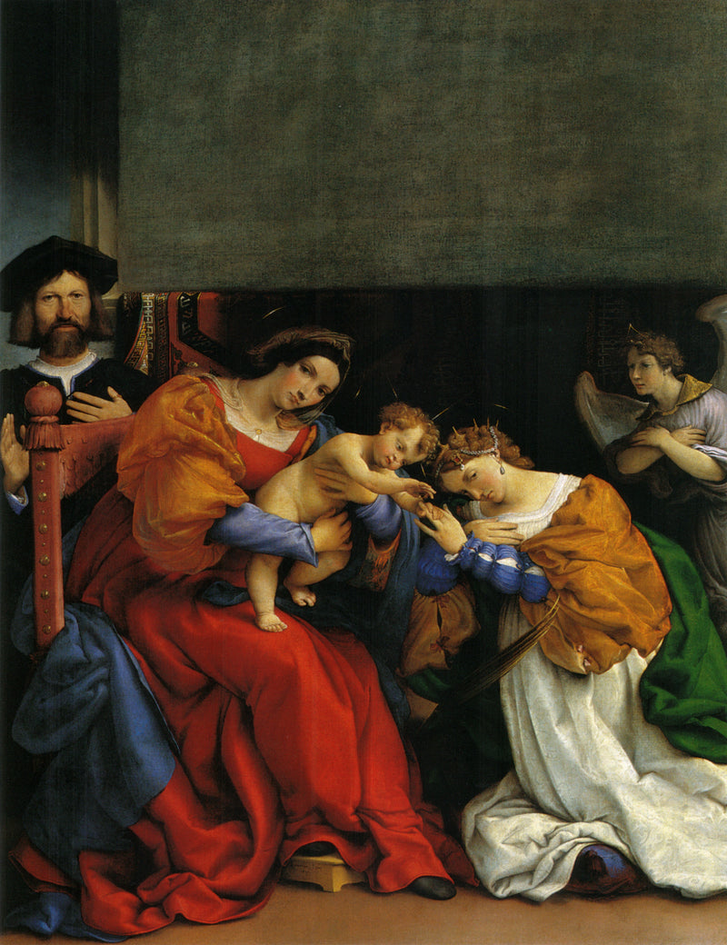 Mistyczne małżeństwo Świętej Katarzyny - Lorenzo Lotto