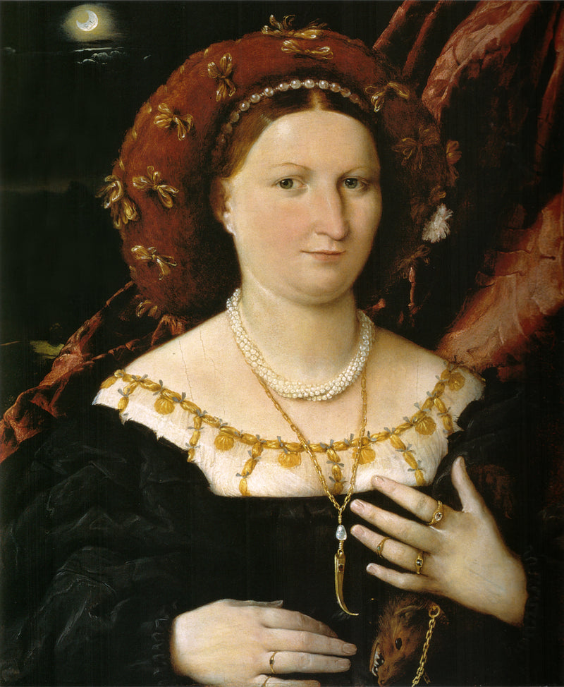 Portret Luciny Brembati - Lorenzo Lotto
