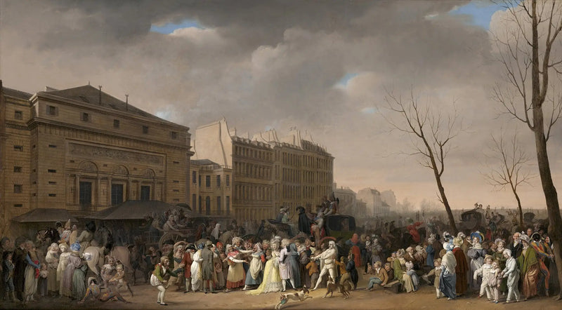 Scena karnawałowa - Louis-Léopold Boilly